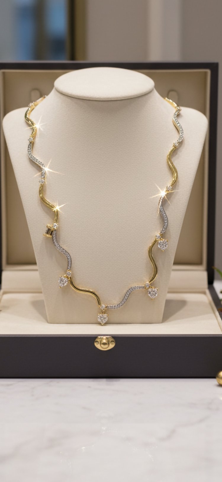 Luxe Aşk Işıltısı Kolye
