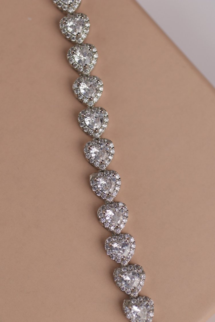 Zirkon Taşlı Silver Bileklik