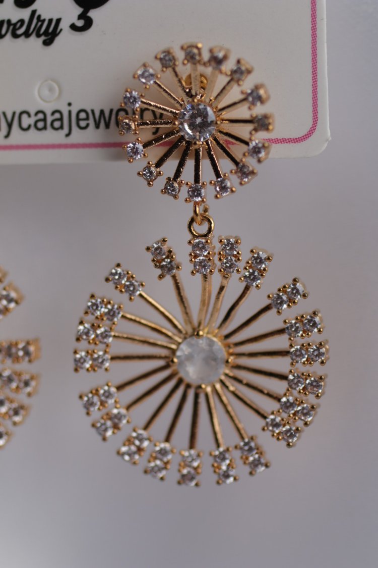 Işıltı Çemberi Rose Gold Küpe 