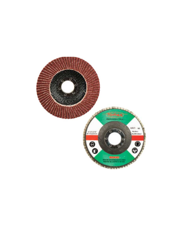 Tomax Flap Disk Zımpara 115 mm lik 40 Kum 5Adet