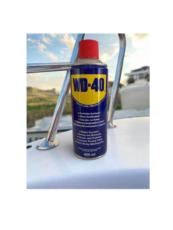 WD-40 Çok Amaçlı Yağlayıcı ve Pas Sökücü Sprey 400ML.