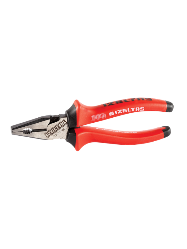İzeltaş Kombine Pense Ağır Tip 180 mm ( Çelik Tel İçin )