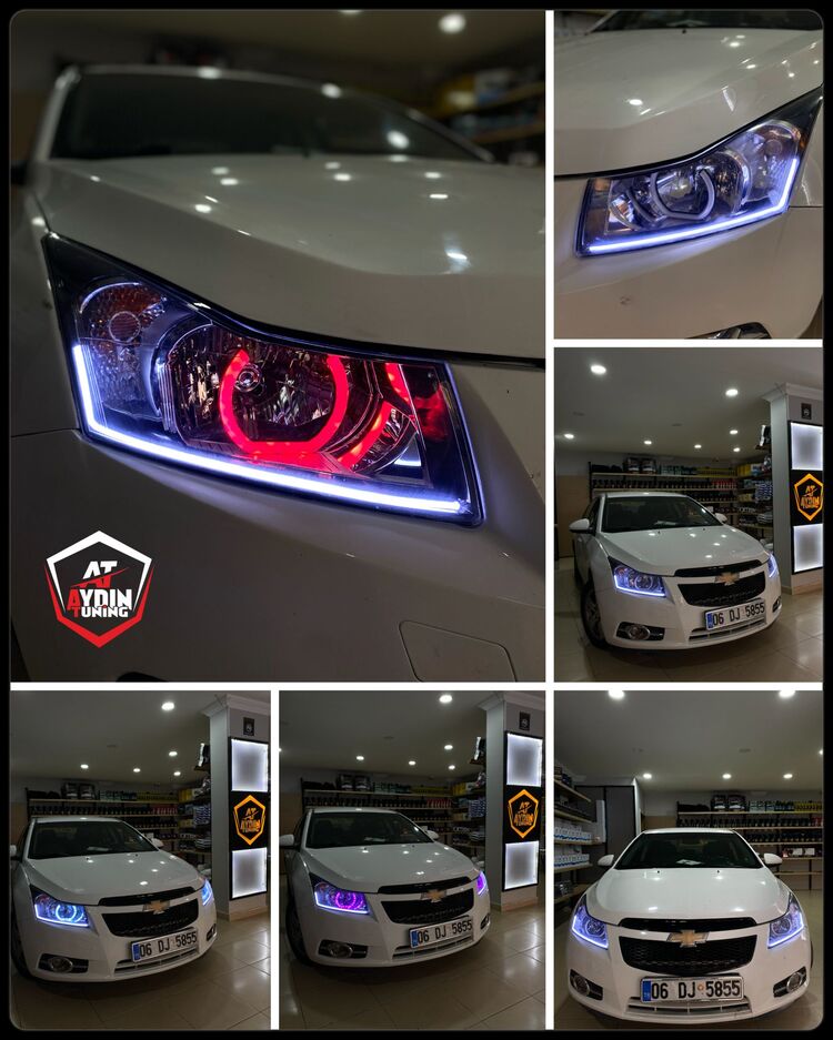 CHEVROLET CRUZE / U TİP ANGEL SETİ 64 RENK TELEFON KONTROLLÜ