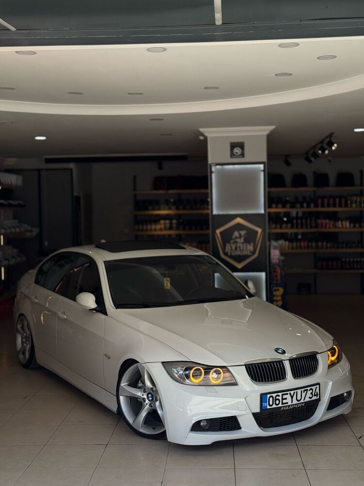 BMW E90 / E36 / E46 / E92 UYUMLU BEYAZ + AMBER ÇİFT RENK KRİSTAL ANGEL TAKIMI 4LÜ
