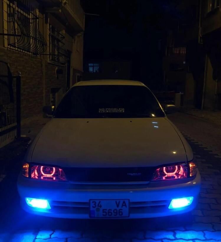 TOYOTA COROLLA EFSANE KASA / U TİP ANGEL SETİ 64 RENK TELEFON KONTROLLÜ