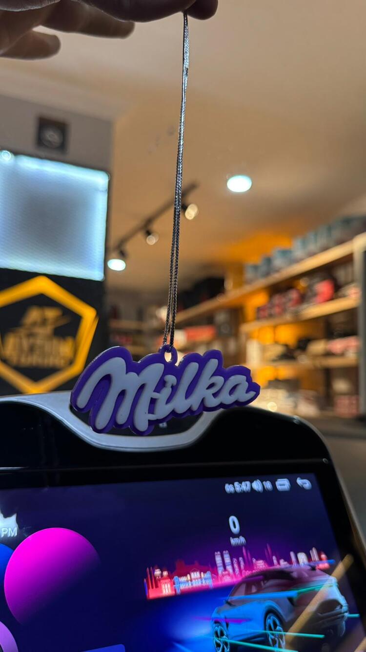 MİLKA AYNA SÜSÜ PLEKSİ 3D