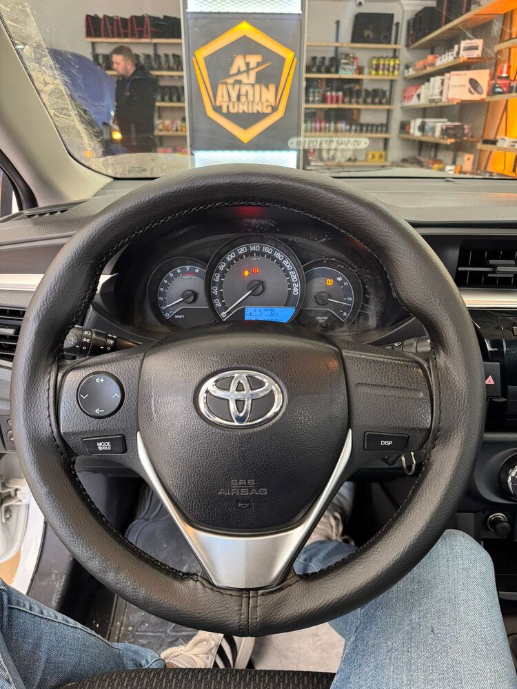 HER ARACA UYGUN DİKME DİREKSİYON KILIFI SİYAH 