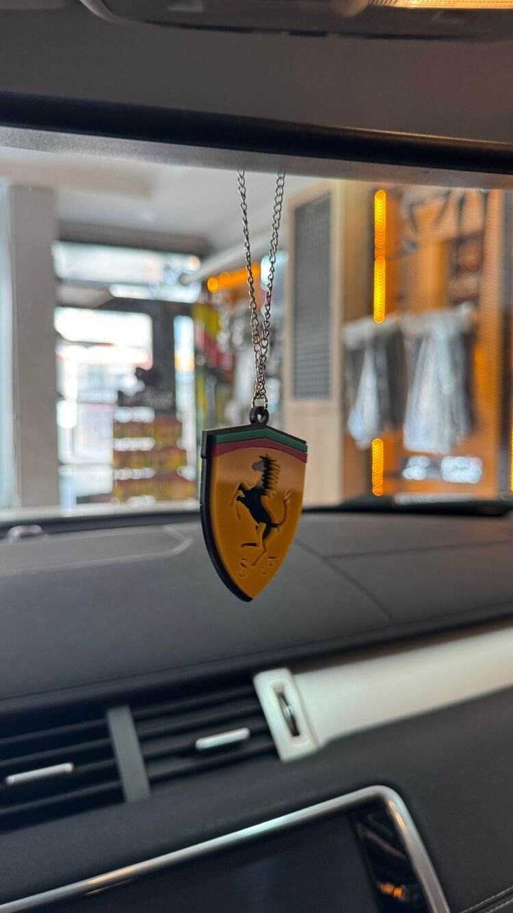 FERRARİ AYNA SÜSÜ PLEKSİ 3D
