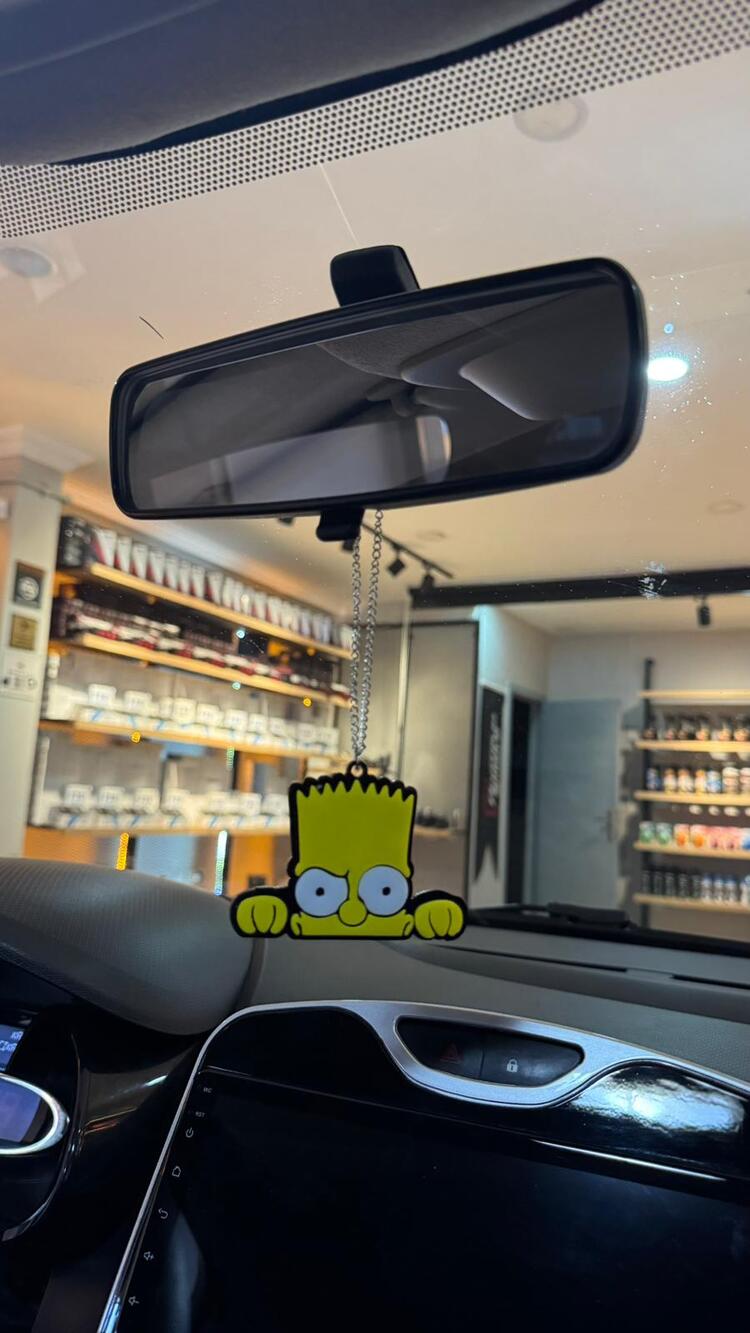 SİMPSON AYNA SÜSÜ PLEKSİ 3D