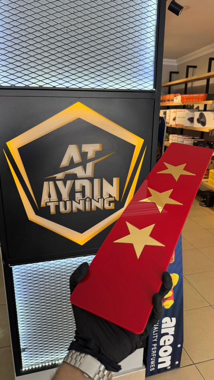 3D JELATİN KORUMALI PLEKSİ DEKOR PLAKA CUMHURBAŞKANLIĞI MODEL