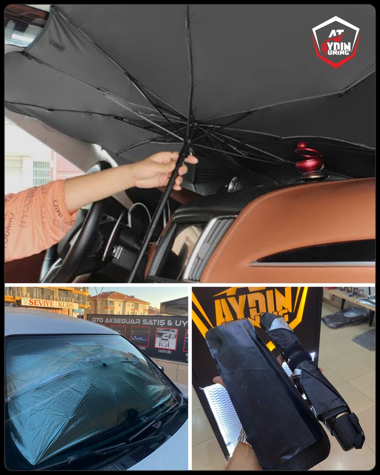 GÜNEŞLİK ŞEMSİYE HER ARACA UYUMLU