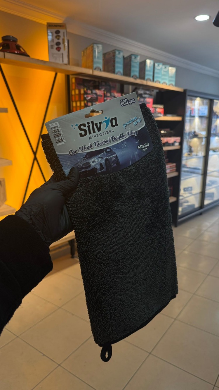 SİLVİA CAR WASH TWİSTED DOUBLE WAY OTO KURULAMA BEZİ 40X60 PREMİUM