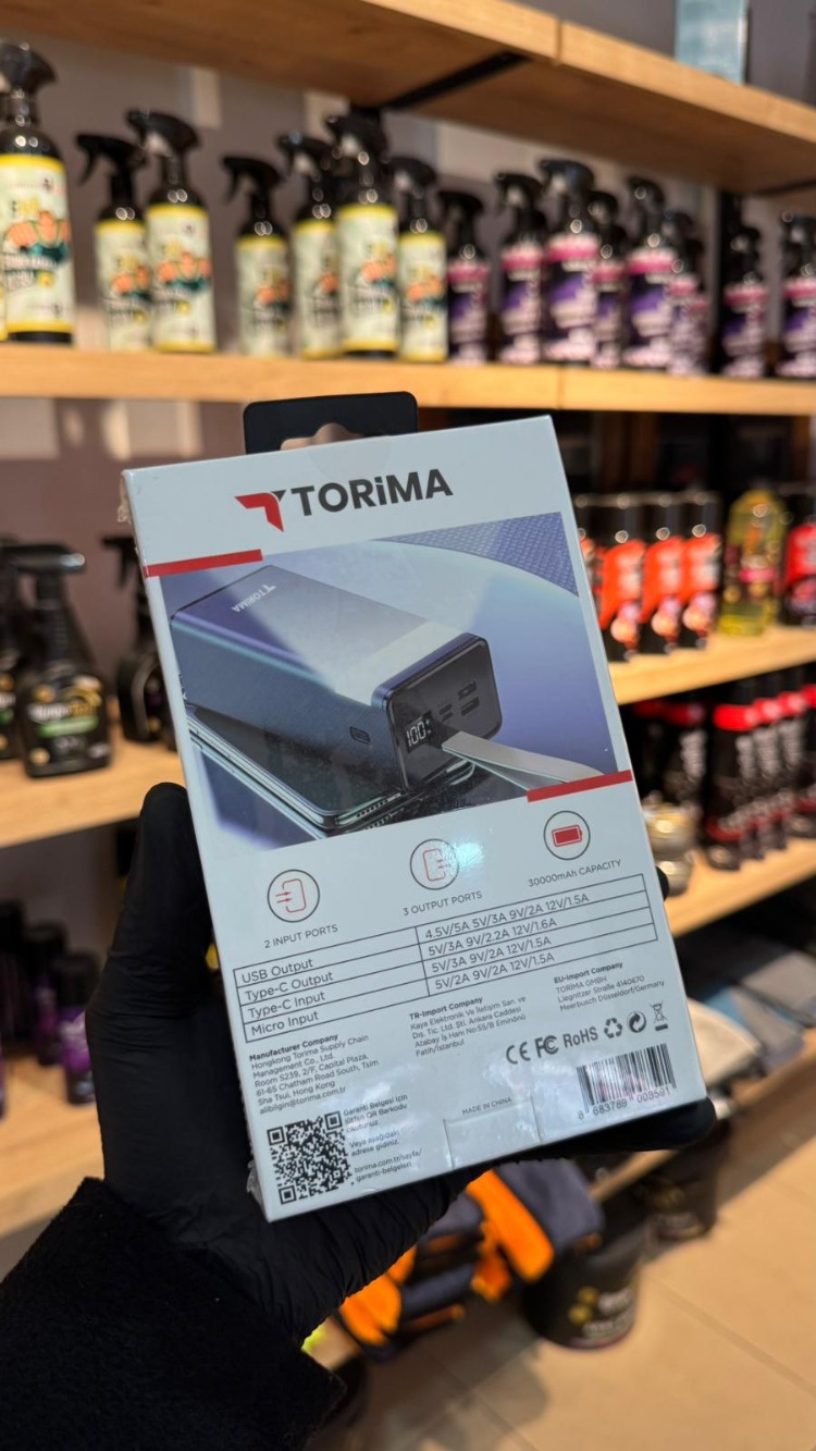 TORİMA 10.000MAH POWER BANK 45W HIZLI ŞARJ