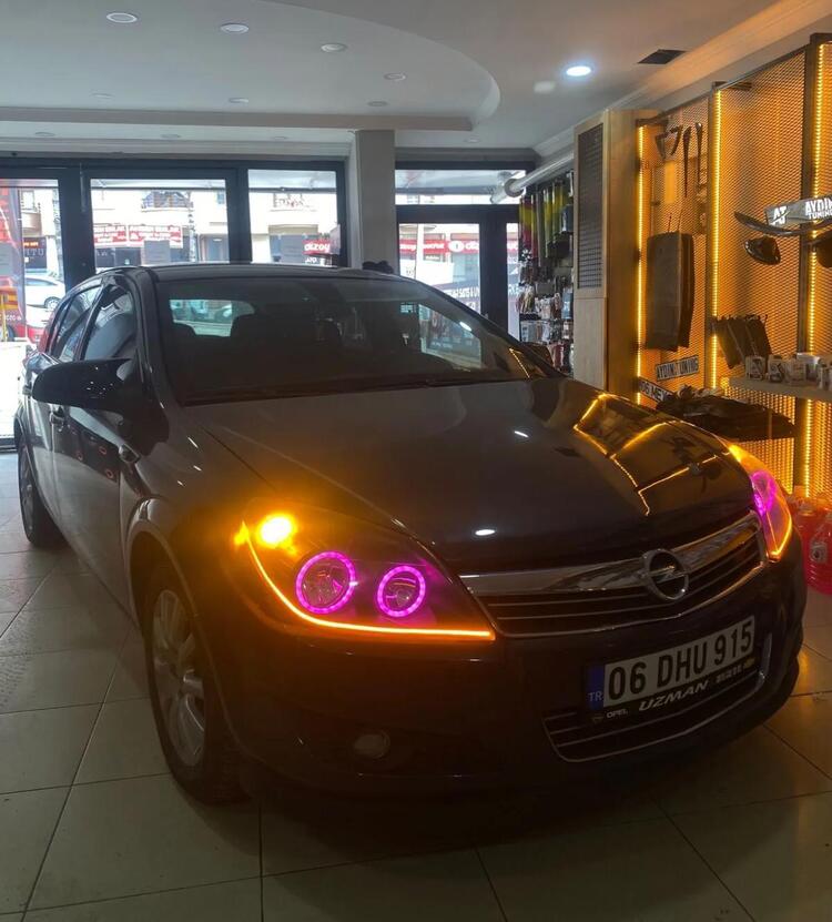 OPEL ASTRA H / 4LÜ O TİP ANGEL SETİ 64 RENK TELEFON KONTROLLÜ