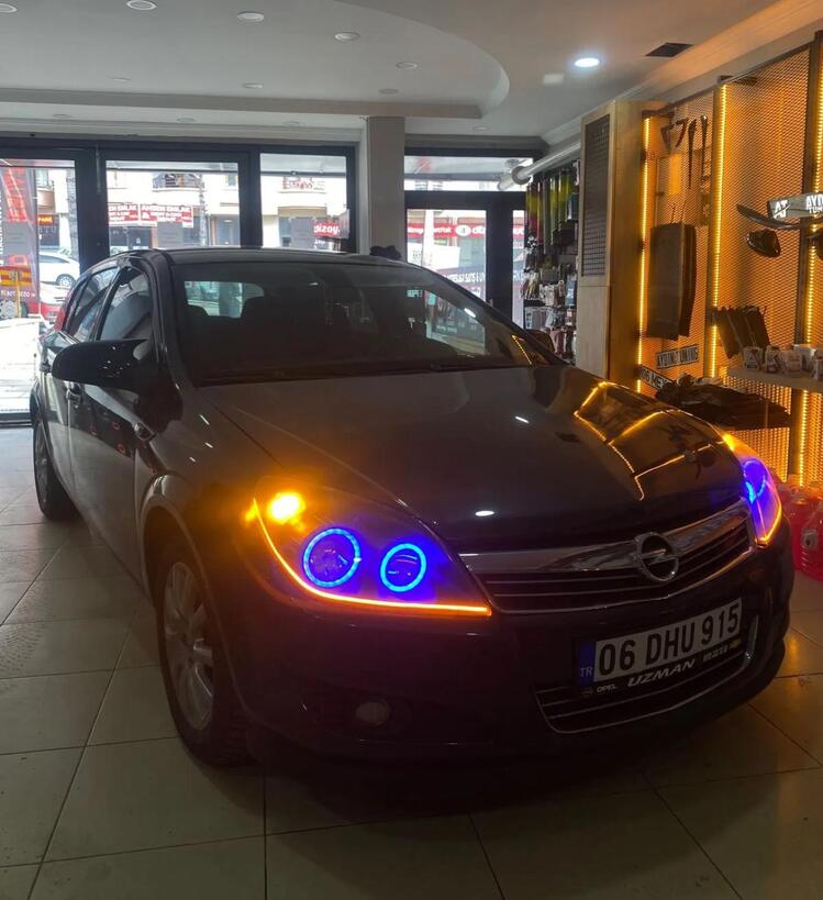 OPEL ASTRA H / 4LÜ O TİP ANGEL SETİ 64 RENK TELEFON KONTROLLÜ