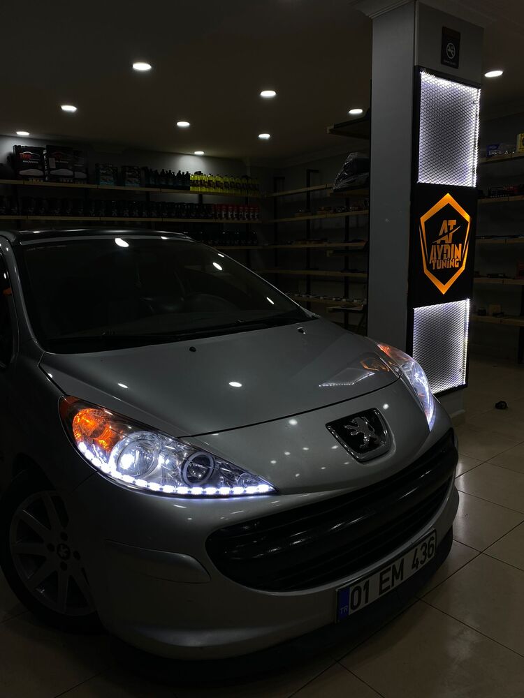 FAR İÇİ KRİSTAL LED 16 LEDLİ TELLİ SELAMLAMALI VE KAYAR SİNYALLİ