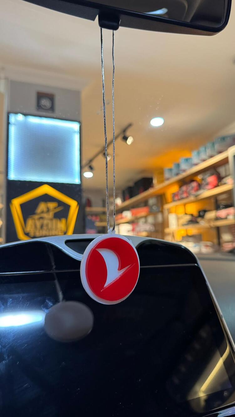 TURKISH AİRLİNES AYNA SÜSÜ PLEKSİ 3D
