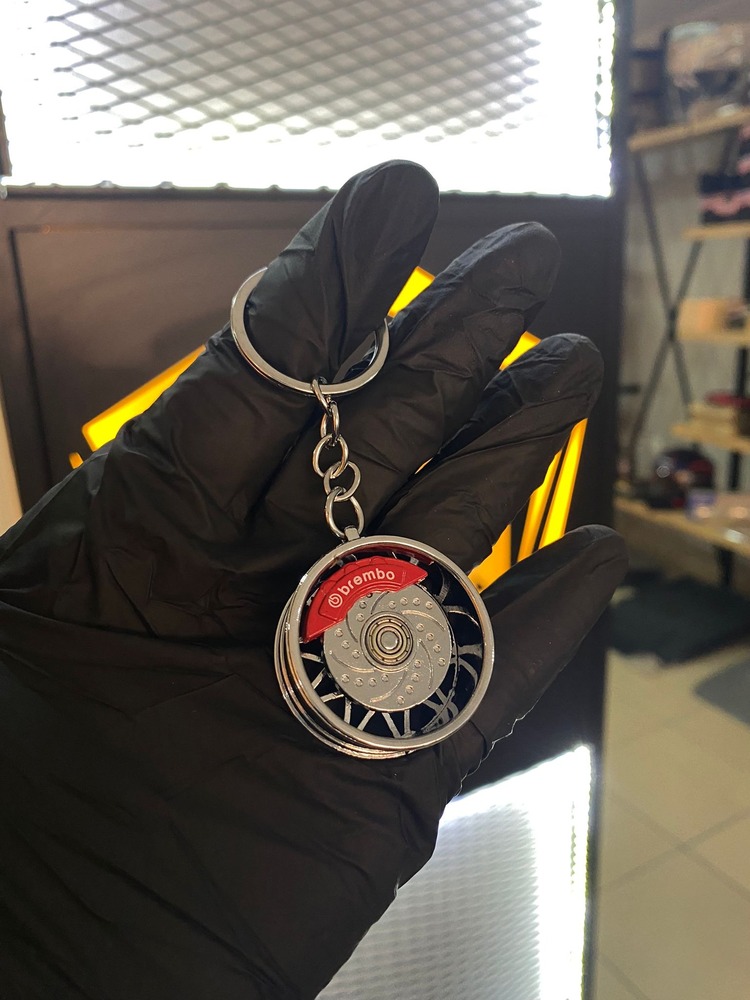 METAL ANAHTARLIK İTHAL A+ KALİTE ( MODEL 8 GRİ DÖNER DİSKLİ JANT )