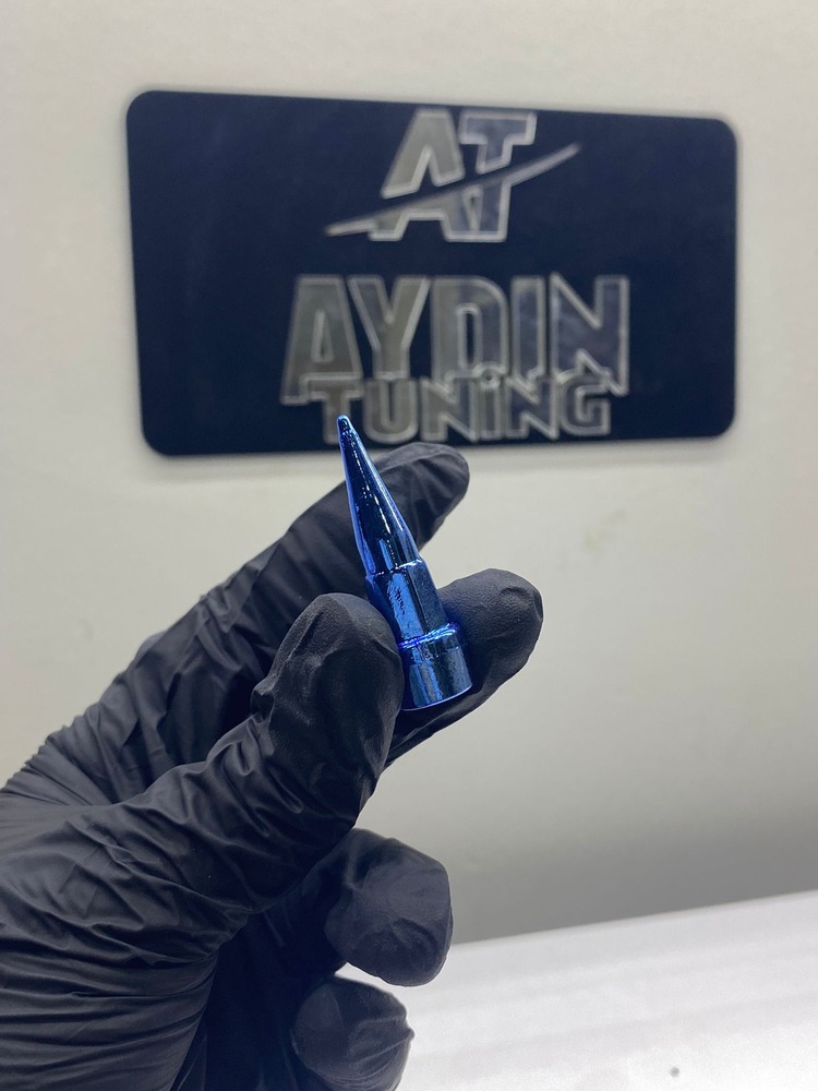 SİVRİ SİBOP KAPAĞI 4 LÜ SET MAVİ ( PLASTİK ÜRÜN )
