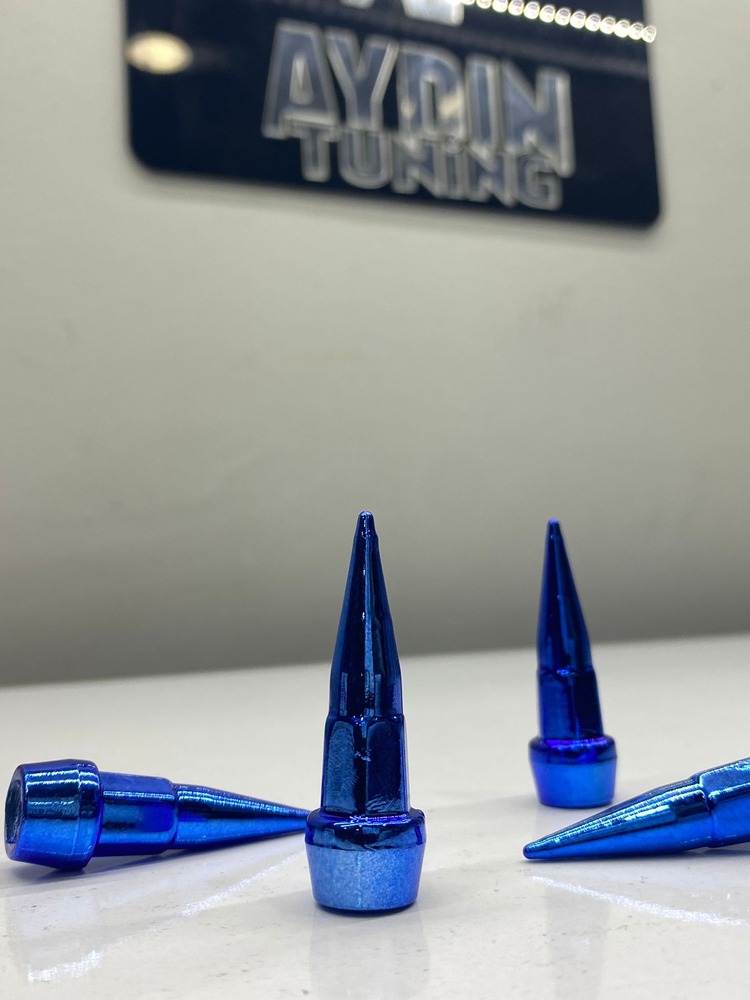 SİVRİ SİBOP KAPAĞI 4 LÜ SET MAVİ ( PLASTİK ÜRÜN )