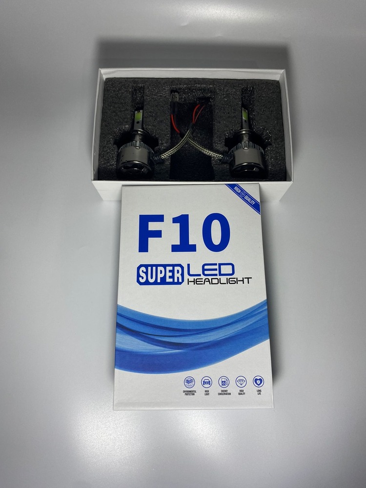 F10 MARKA 6 AY ​​GARANTİLİ BEYAZ LED XENON H4 