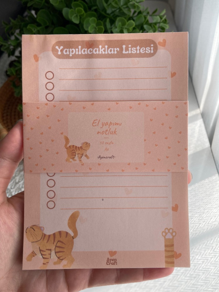 A6 Cat Notepad