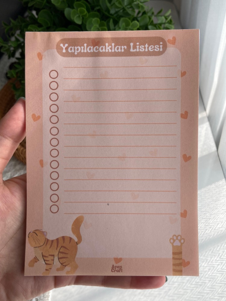 A6 Cat Notepad