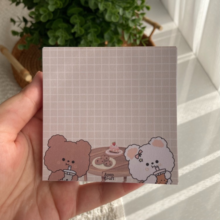 Kawaii Bears Notepad