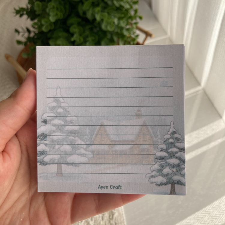 Winter Notepad