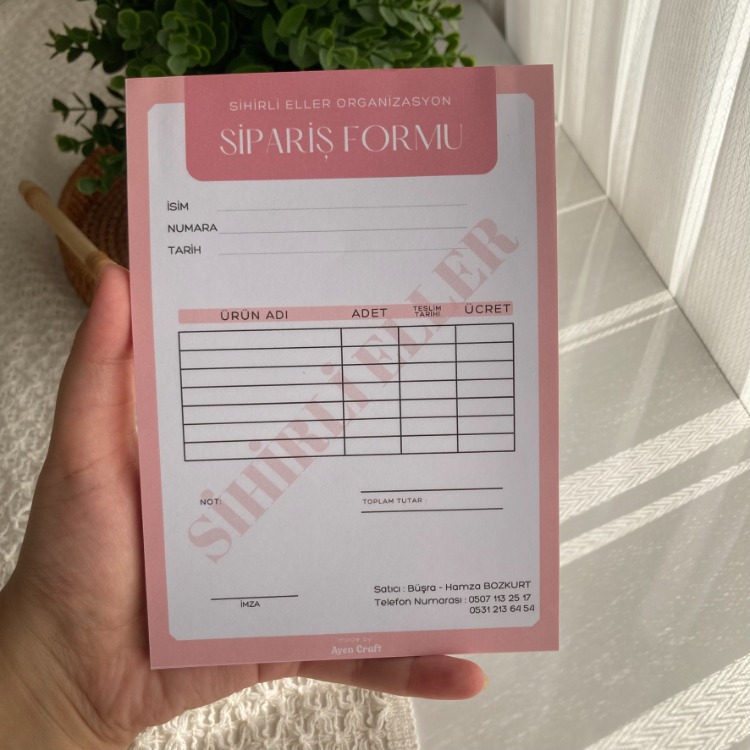 Özel Tasarım Notepad
