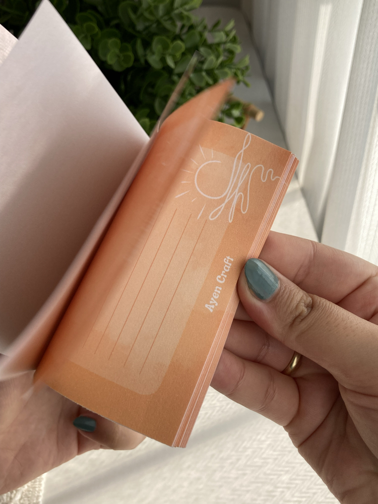 A6 Sunset Notepad