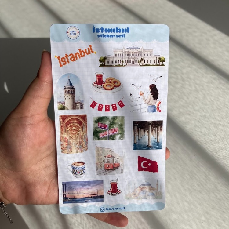 İstanbul Sticker Seti