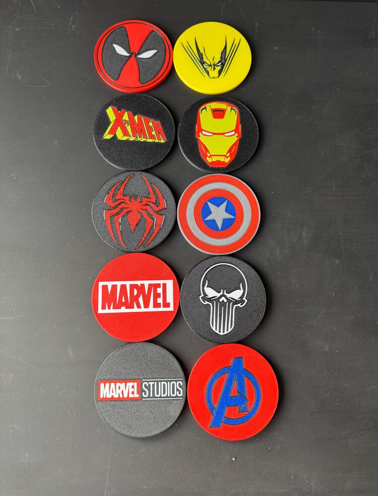 Marvel Bardak Altlığı (5’li Set)
