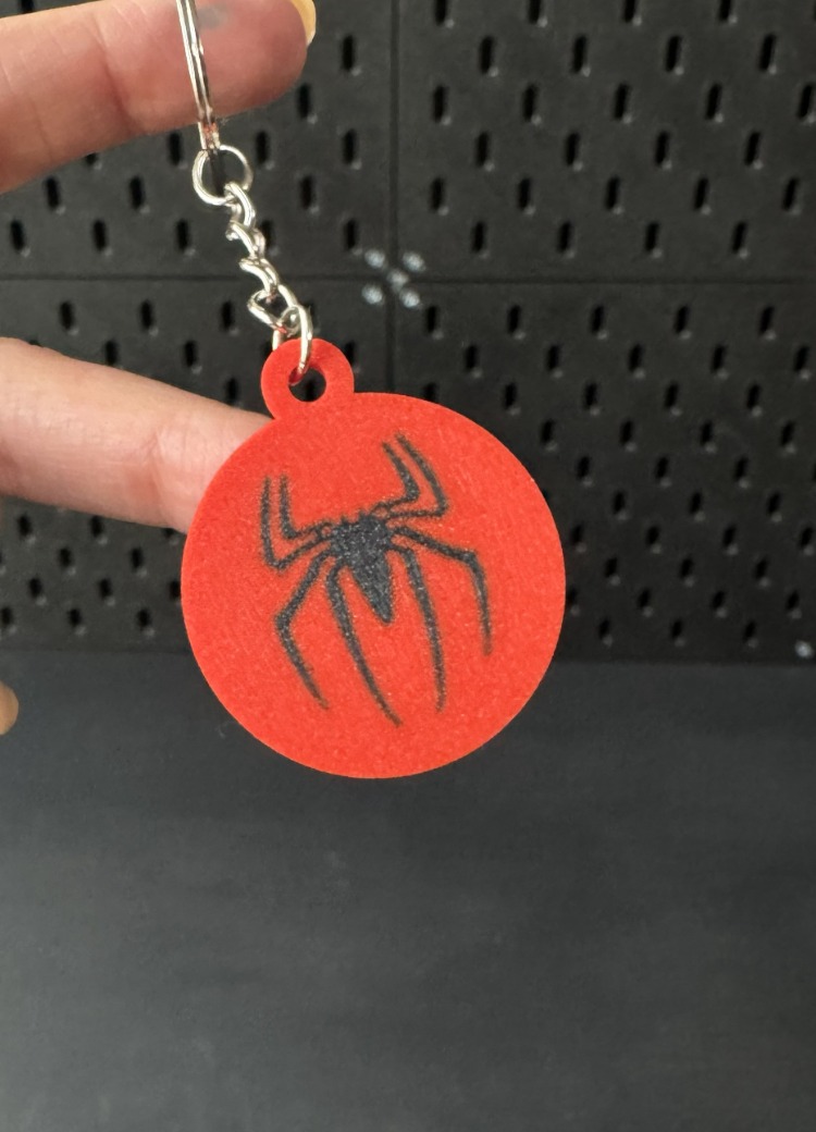 Spider-Man Logo Amahtarlık