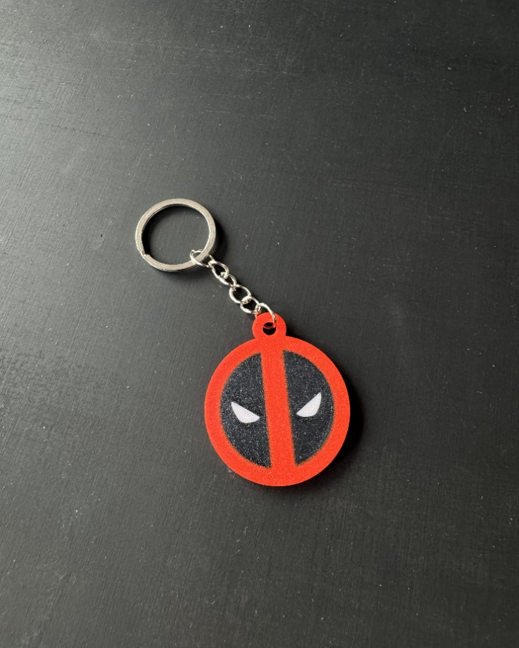 Deadpool Logo Anahtarlık
