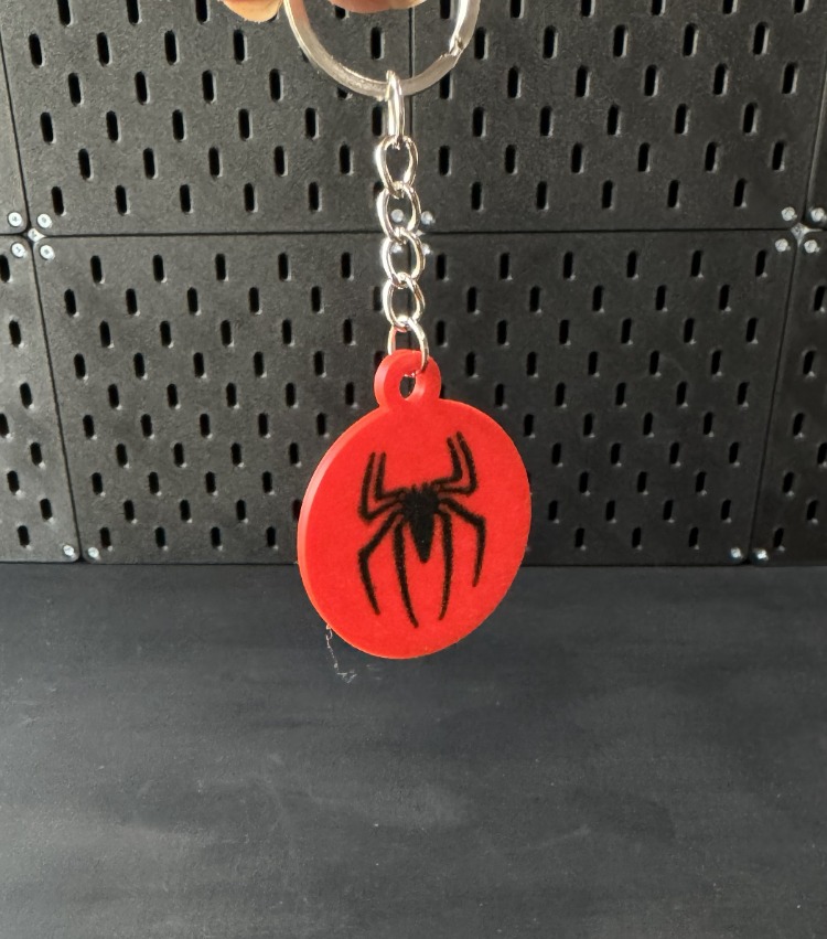 Spider-Man Logo Amahtarlık