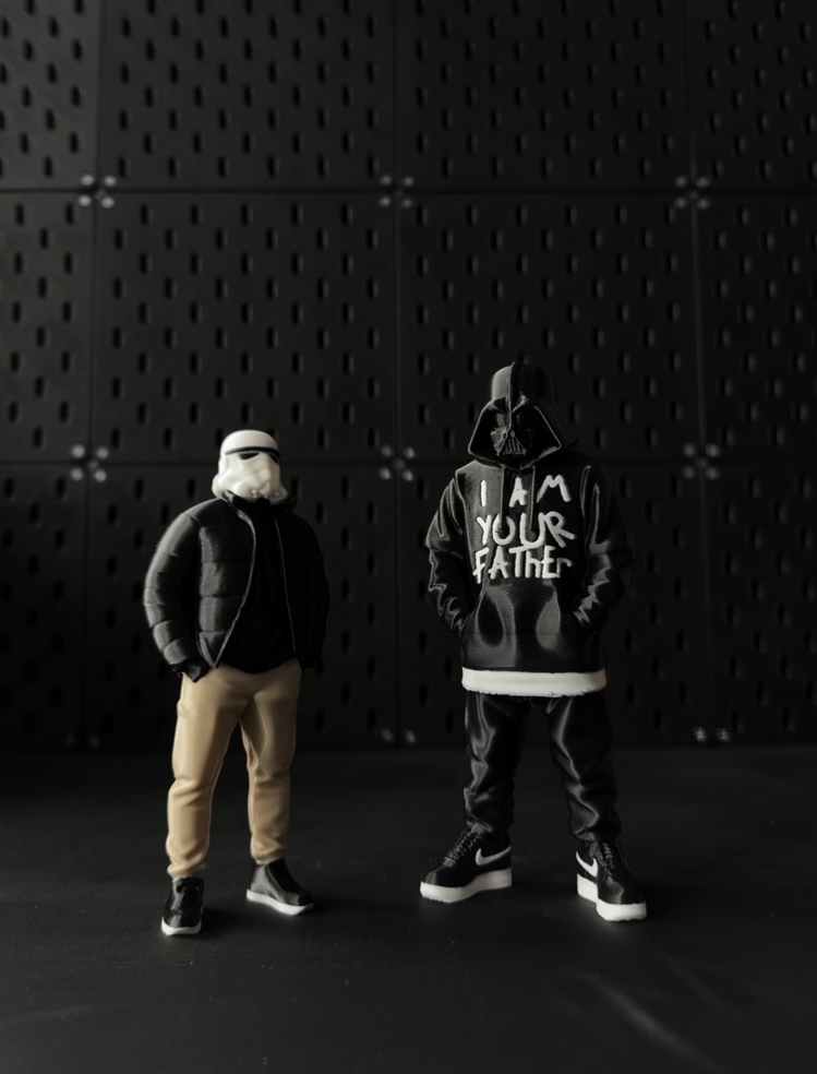 Darth Vader & Storm Trooper Dark Street 2’li Set