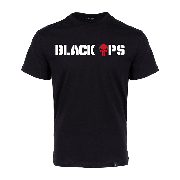 Black Ops Baskılı Tişört Siyah