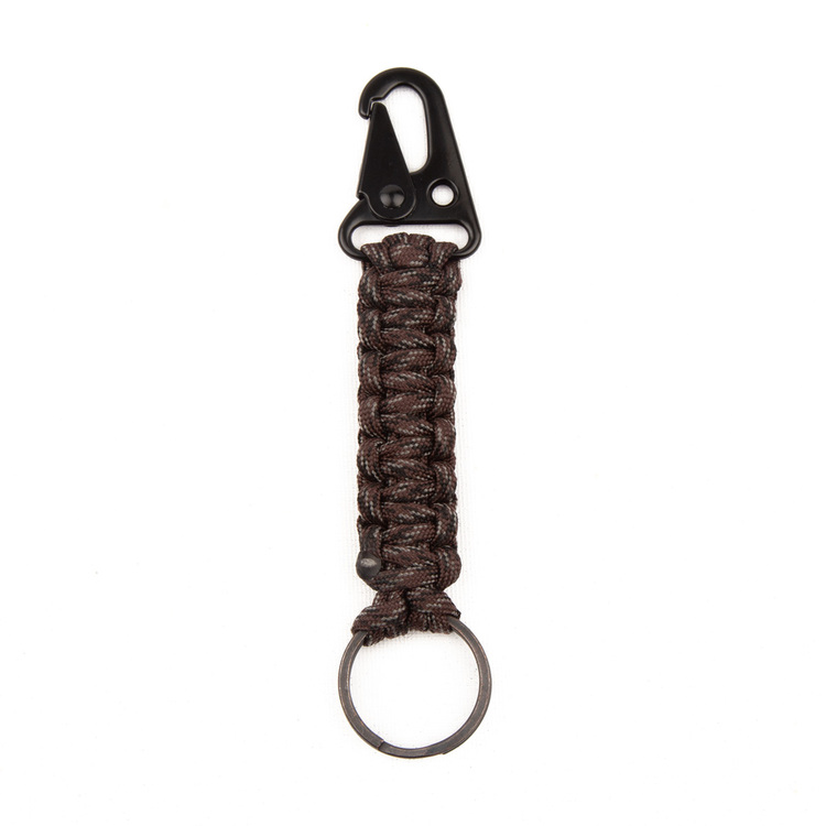 Askeri Karabinalı Paracord Anahtarlık ve Çanta Askısı - Pöh Kamuflaj