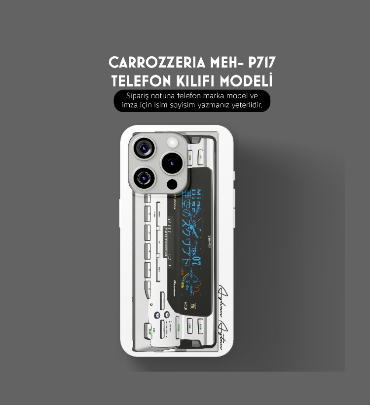 CARROZZERIA MEH-P717  / Lansman kılıf / sipariş notuna telefon modelinizi yazabilirsiniz