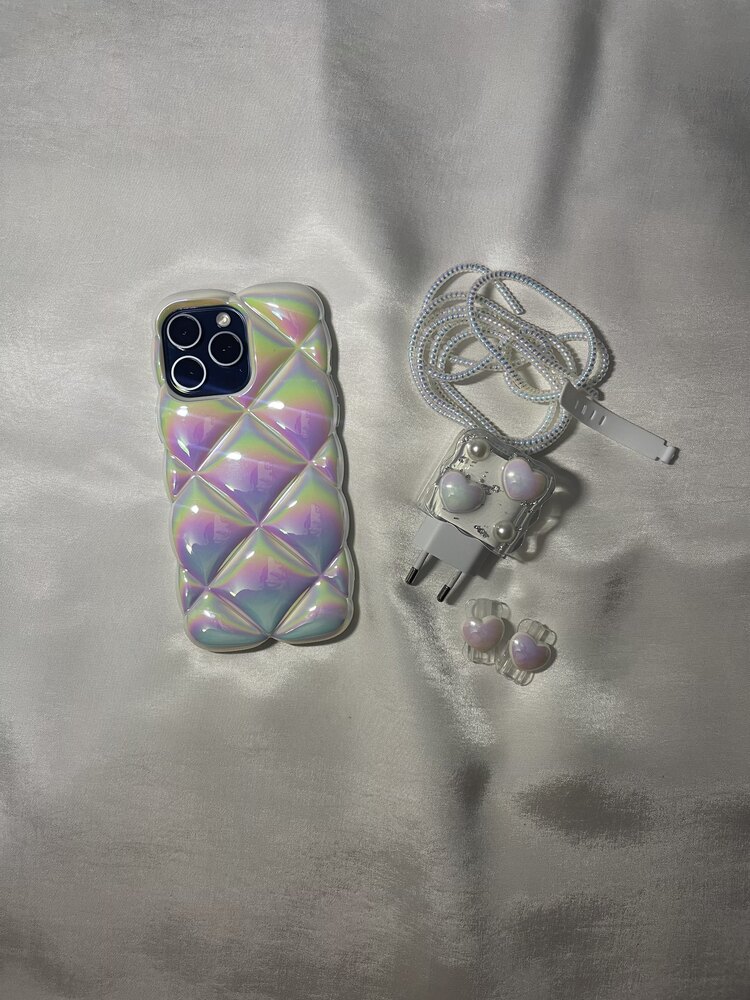 Pinterest model Hologramlı Kılıf seti
