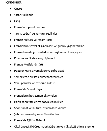 FRANSA REHBERİ
