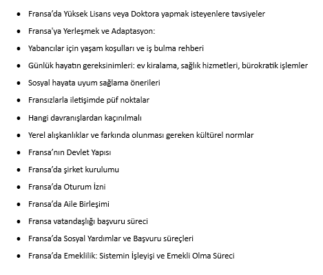 FRANSA REHBERİ
