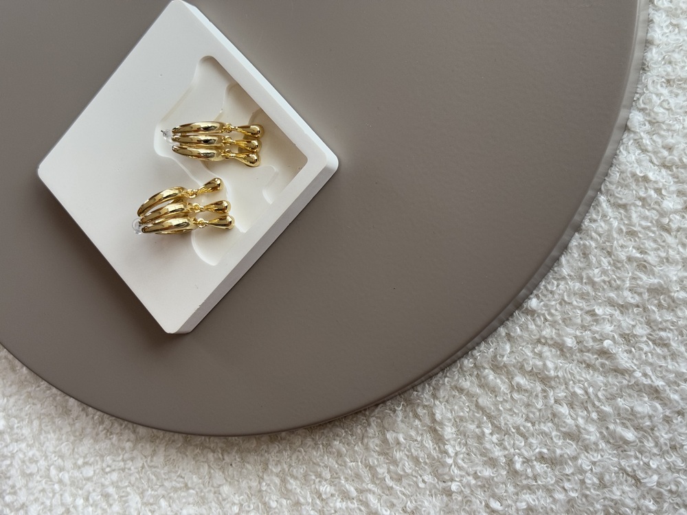Çelik Gold Jasmin Küpe
