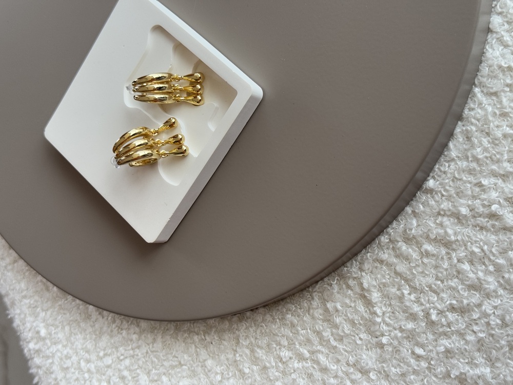 Çelik Gold Jasmin Küpe