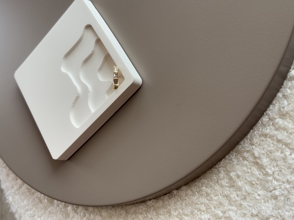 Çelik Gold Taşlı Earcuff