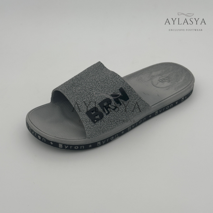 Byron Gri Unisex Kaydırmaz Taban Terlik