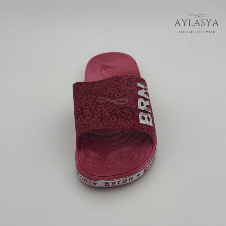Byron Bordo Unisex Kaydırmaz Taban Terlik