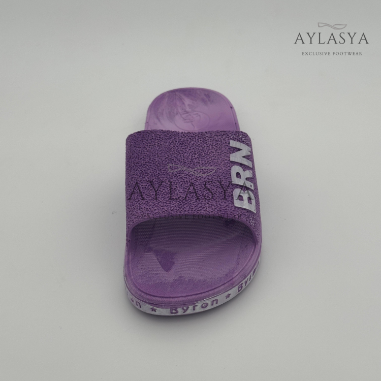 Byron Lila Unisex Kaydırmaz Taban Terlik