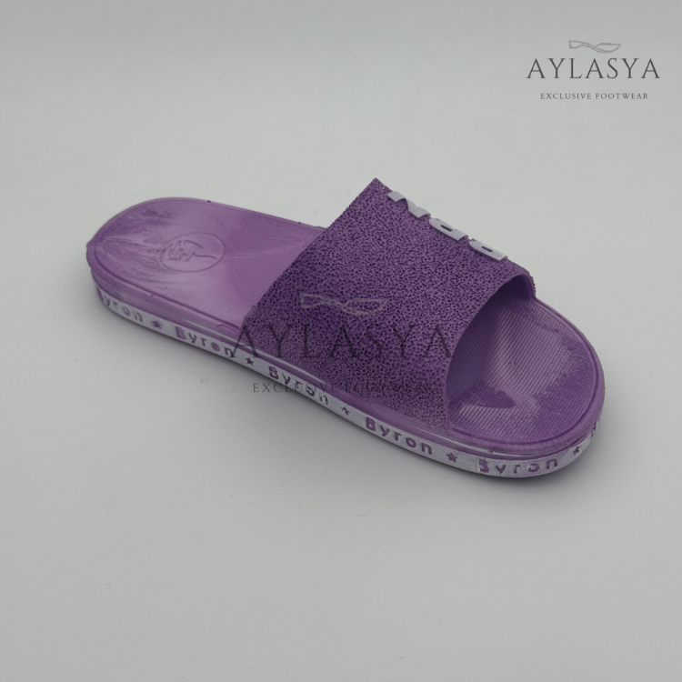Byron Lila Unisex Kaydırmaz Taban Terlik